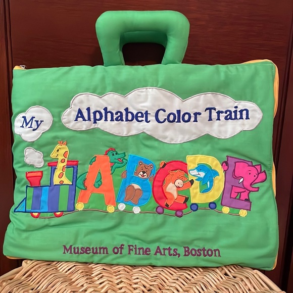 Museum of Fine Arts Boston Other - Plush learning toy, My Alphabet Color Train, made for Museum of Fine Arts,Boston